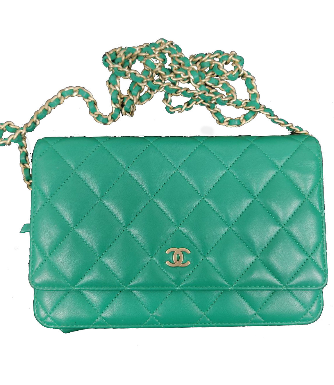 Pre-owned Chanel Woc Green