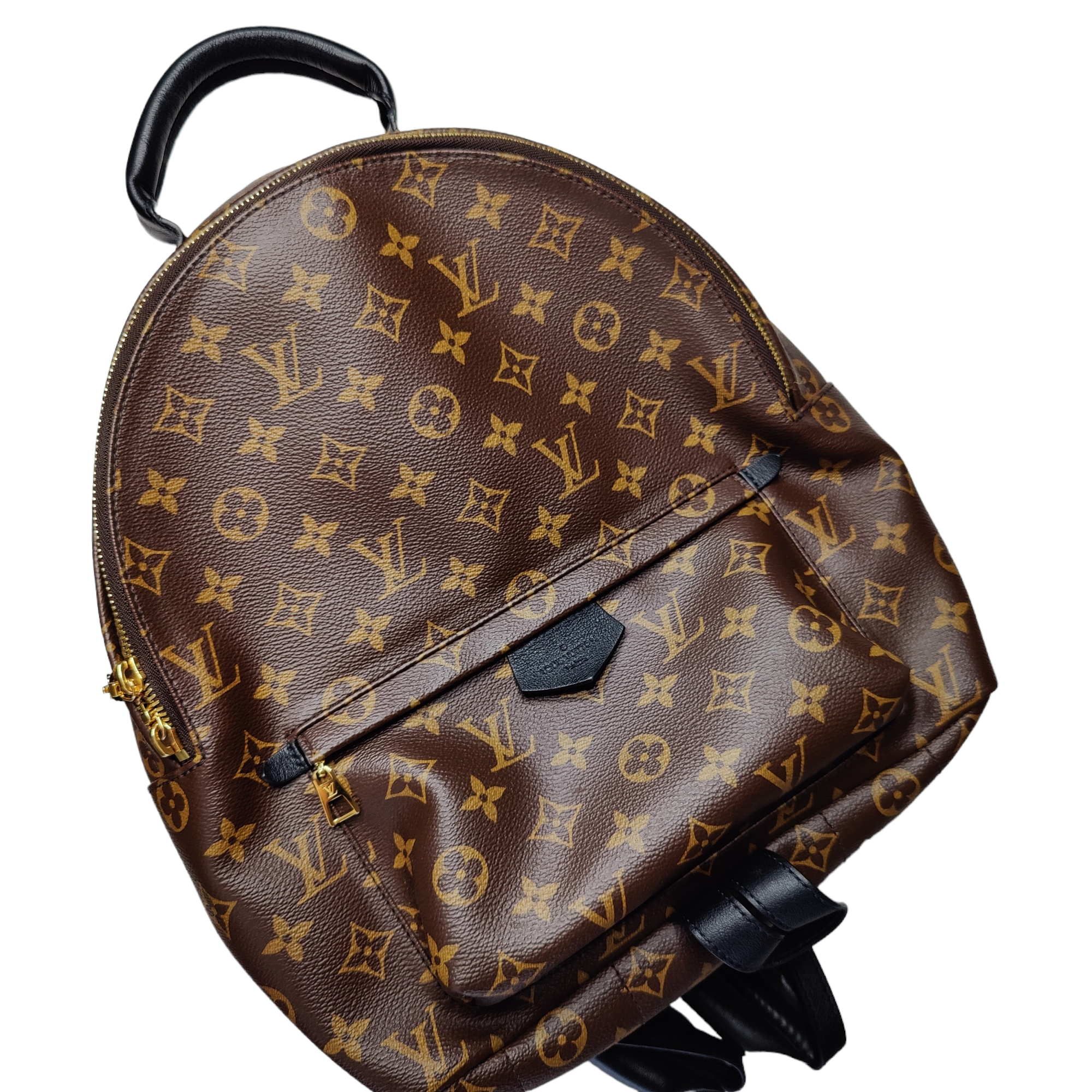 Louis+Vuitton+Palm+Springs+Backpack+MM+Brown+Canvas for sale