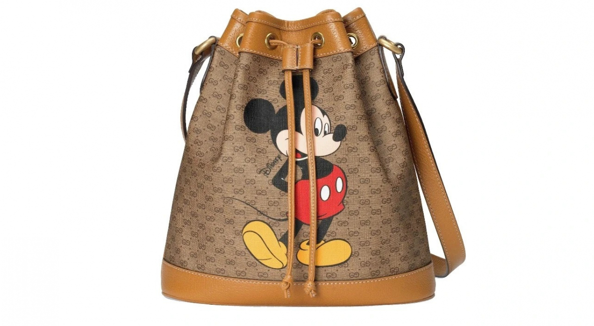 Gucci NWT Gucci x Disney Mickey Mouse Bucket Bag pre owned SELLUXURY marketplace