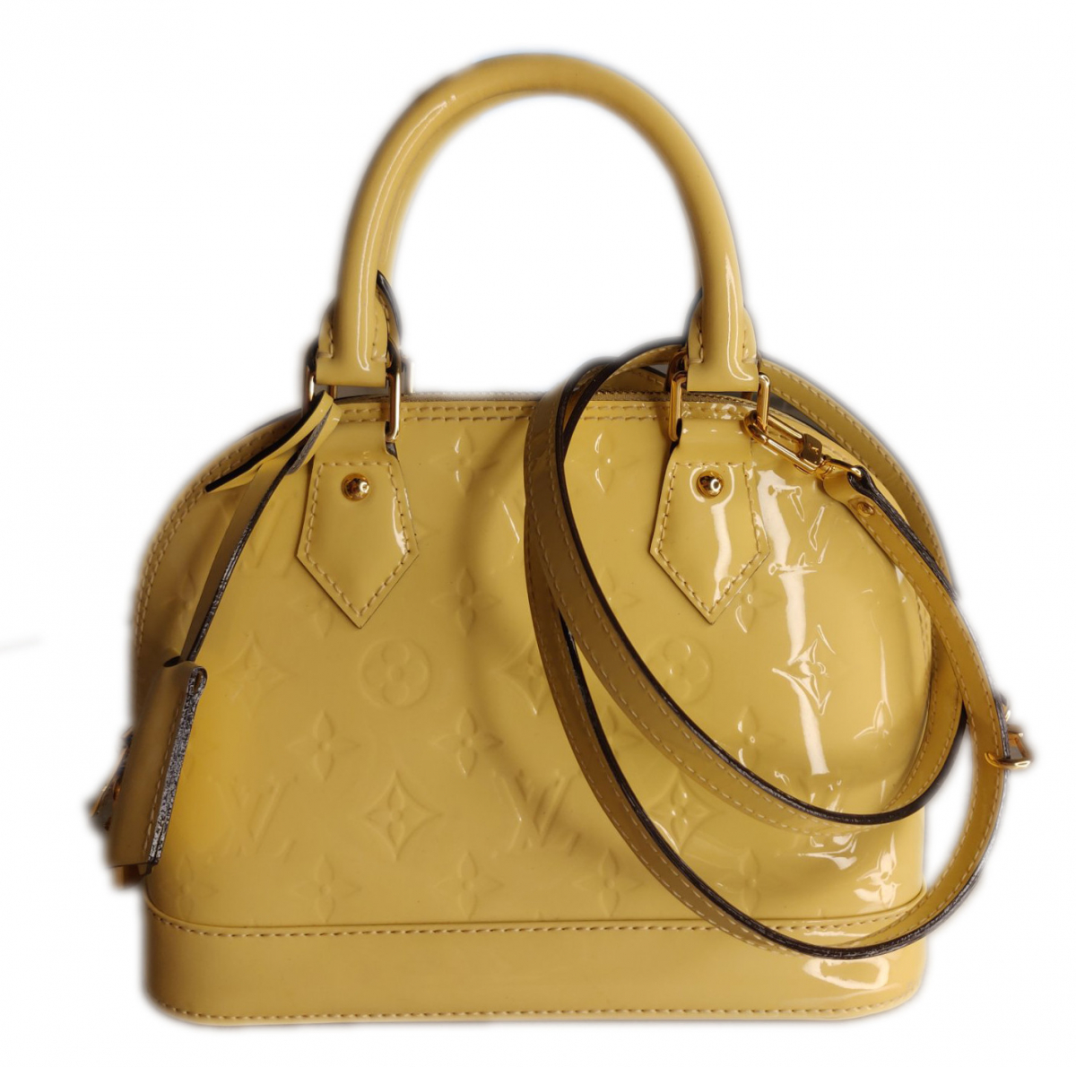 Pre-owned Louis Vuitton Alma BB Citrine Yellow Bag: | Selluxury