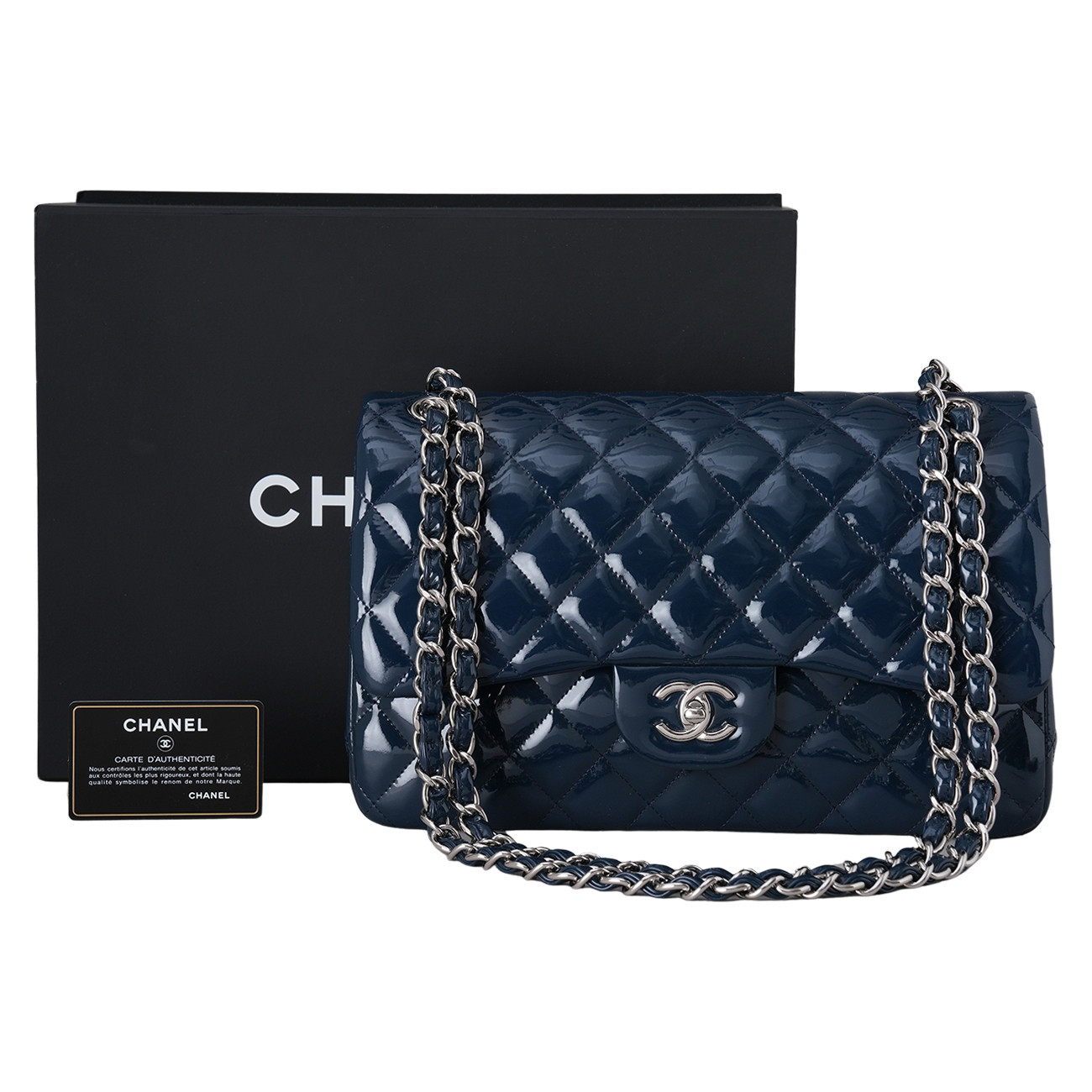 CHANEL CHANEL Coco handle 2way Shoulder Bag A92990 Caviar leather Gray Used  Women GHW A92990