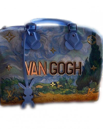 Louis Vuitton Multicolor Coated Canvas Jeff Koons Vincent Van Gogh
