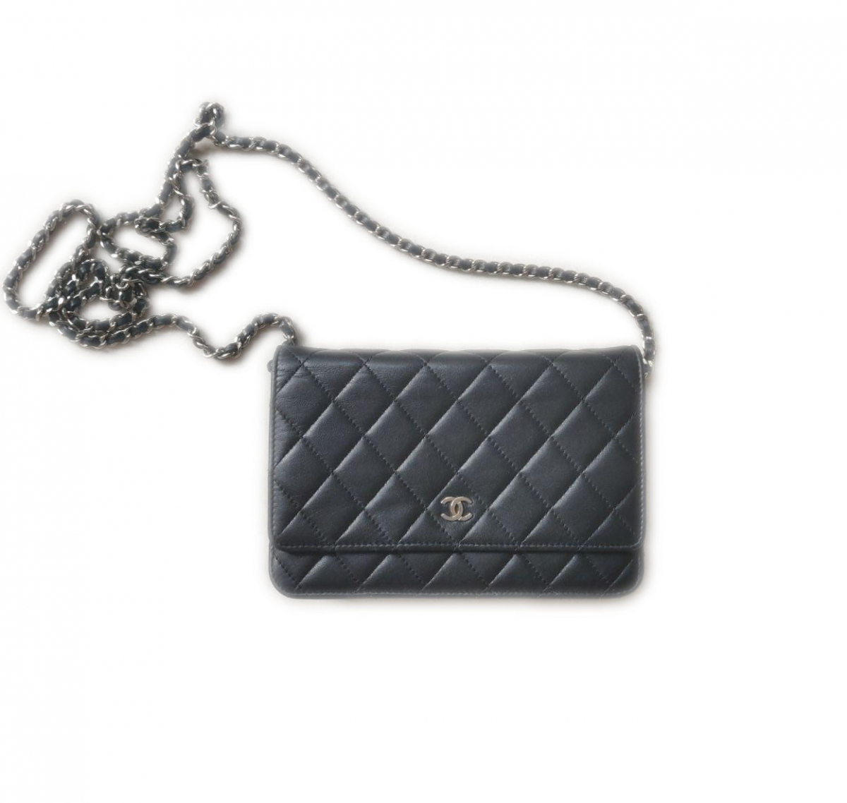 LAST1 Chanel Wallet iridescent rainbow hardware  Chanel wallet Leather  satchel bag Wallet
