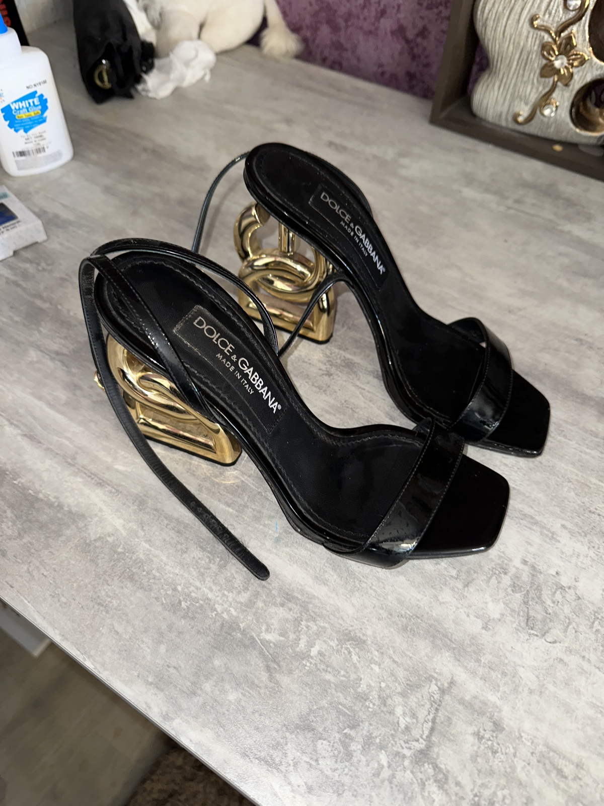 Pre-owned Dolce & Gabbana Keira Logo Sandals, price | SELLUXURY