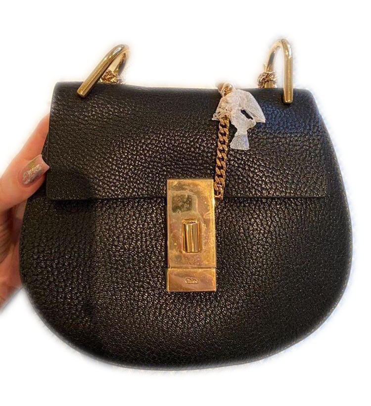 Chloe drew leather shoulder on sale bag