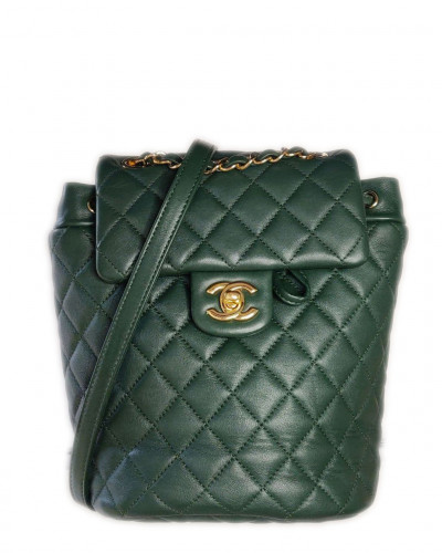 Chanel Green Small Urban Spirit Backpack pre-owned